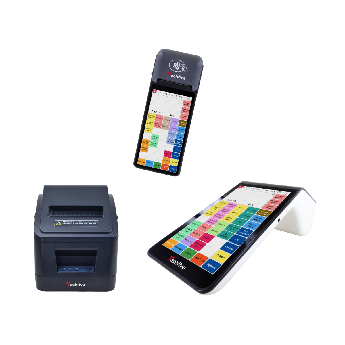Caisse enregistreuse comptoir ECR-100 | Techfive