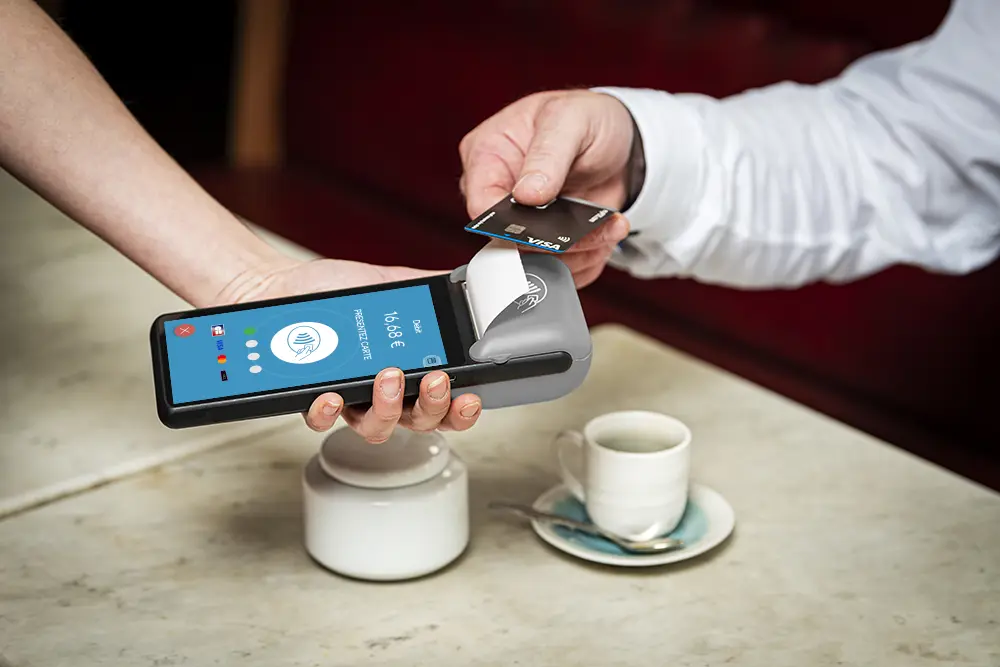 Paiement sans contact avec ECR-76