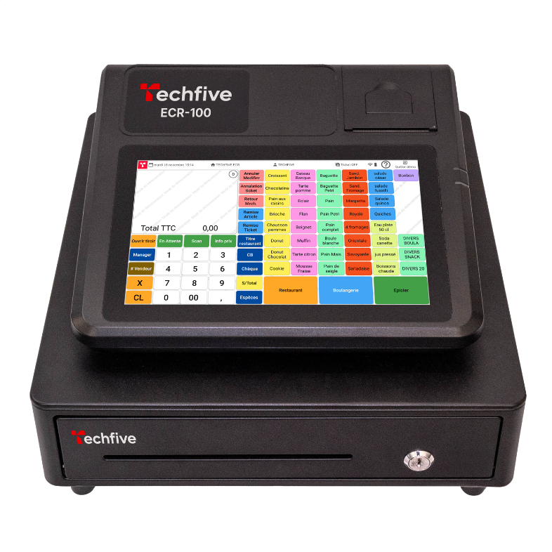 [NECR100T] ECR 100 cash register with drawer